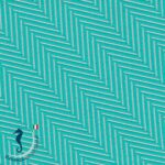 cravatta su misura seta verde acqua