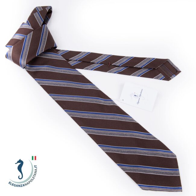 cravatta sartoriale marrone